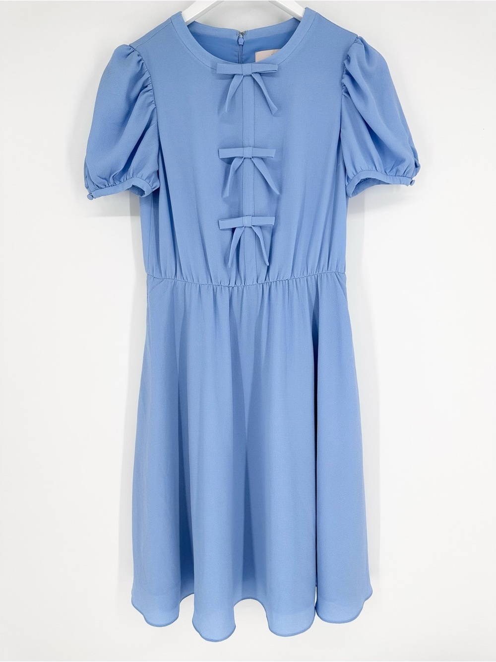 Gal Meets Glam Collection Ellie Crepe Puff Sleeve Dress